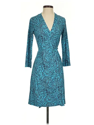 Pre-owned Tucker Cocktail Dress In Teal