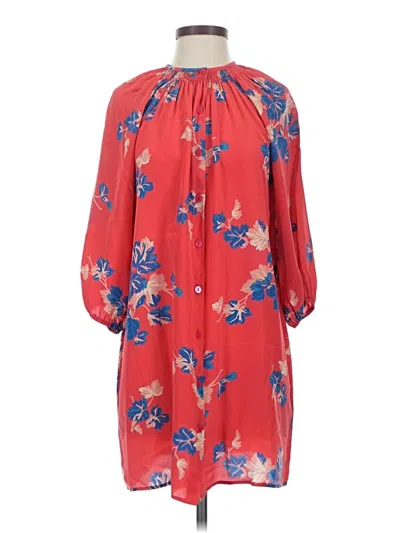 Pre-owned Tucker Kimono In Red