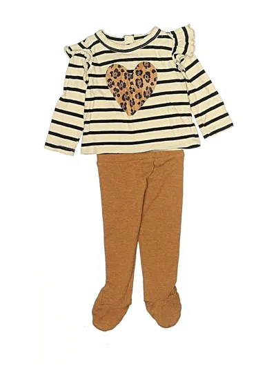 Pre-owned Tucker + Tate Babies' 3/4 Sleeve T-shirt In Gold