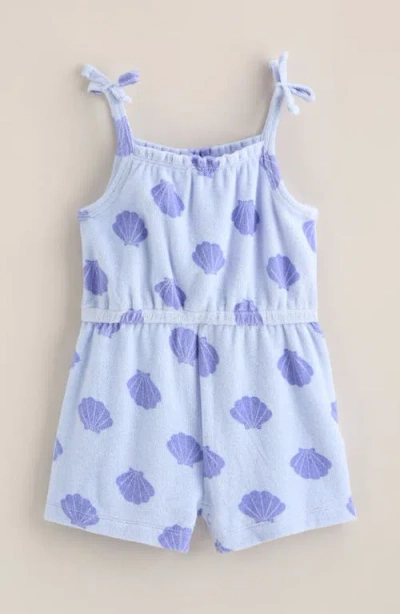 Tucker + Tate Babies'  Bow Strap Cotton Terry Shorts ) In Blue