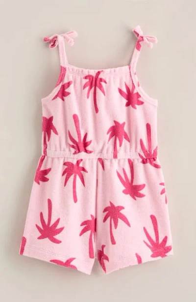 Tucker + Tate Babies'  Bow Strap Cotton Terry Shorts ) In Pink