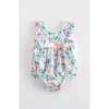 Tucker + Tate Bubble One-piece Swimsuit In White- Multi Ladybug Floral