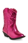 Tucker + Tate Kids'  Cowboy Boot In Pink Metallic
