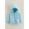 Tucker + Tate Cozy Hooded Faux Shearling Jacket In Blue
