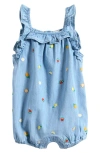 Tucker + Tate Embroidered Denim Romper