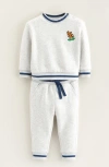 Tucker + Tate Embroidered Sweatshirt & Joggers Set In White