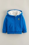 Tucker + Tate Babies'  Fleece Line Hooded Jacket In Blue