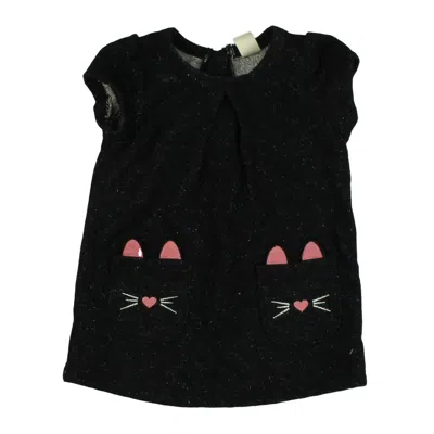 Pre-owned Tucker + Tate Kids' Girls Black Pink Dress