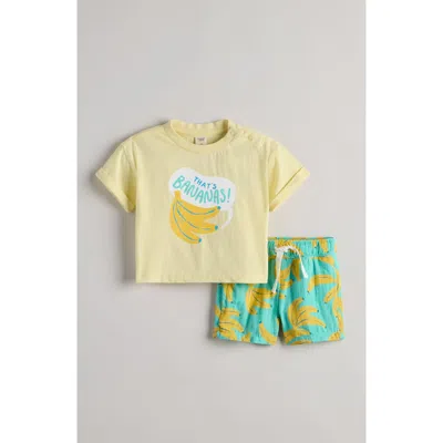 Tucker + Tate Babies'  Graphic Cotton T-shirt & Shorts Set In Multi