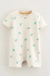 Tucker + Tate Babies'  Graphic Romper In Brown