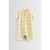 Tucker + Tate Henley Pocket Romper In Yellow