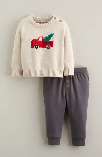Tucker + Tate Babies'  Jacquard Sweater & Pants Set In Multi