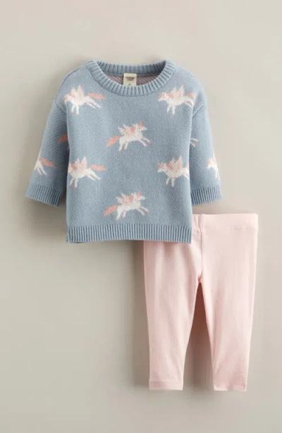 Tucker + Tate Babies'  Jacquard Sweater & Pants Set In Multi