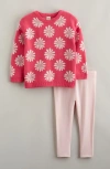 Tucker + Tate Jacquard Sweater & Pants Set In Pink