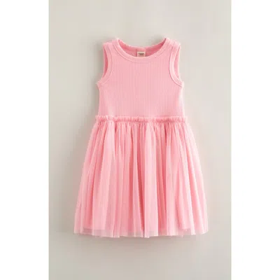 Tucker + Tate Kid's Mixed Media Tutu Dress In Pink