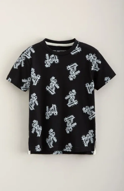 Tucker + Tate Kids' Allover Print T-shirt In Black