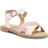 Tucker + Tate Kids' Arya Sandal In Pink Glitter