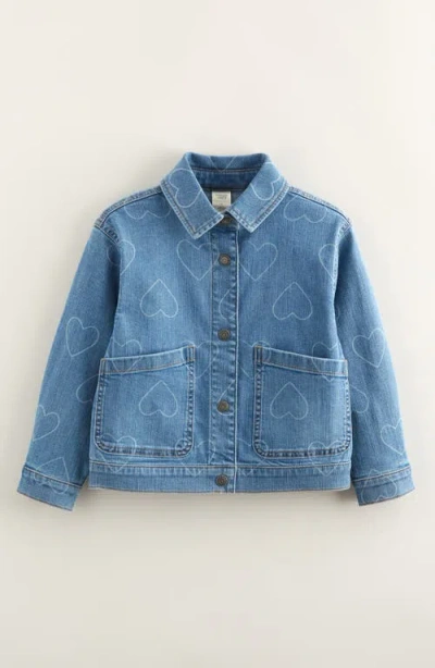 Tucker + Tate Kids' Barn Denim Jacket In Blue