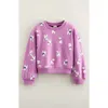 Tucker + Tate Kids' Bubble Sleeve Sweatshirt In Purple
