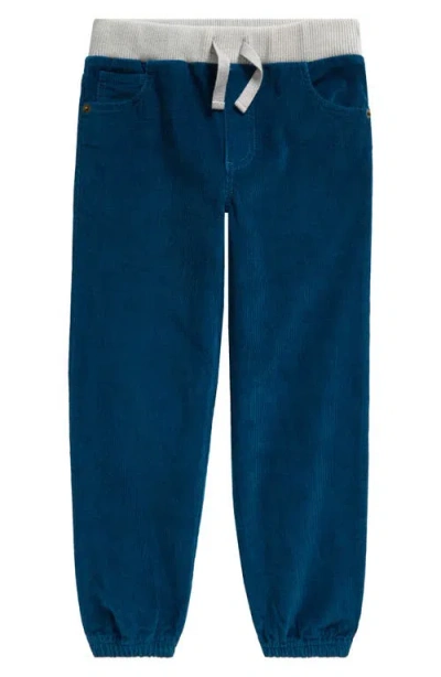 Tucker + Tate Kids' Corduroy Drawstring Joggers In Blue Sailor