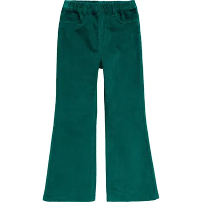 Tucker + Tate Kids' Cotton Corduroy Bootcut Pants In Green Storm