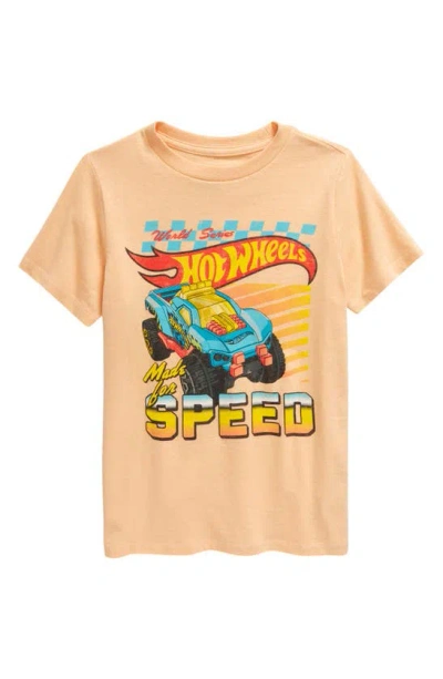 Tucker + Tate Kids' Cotton Graphic T-shirt In Coral Petal Hot Wheels