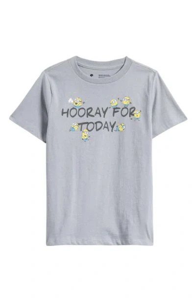 Tucker + Tate Kids' Cotton Graphic T-shirt In Grey Sleet Minions
