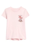 Tucker + Tate Kids' Cotton Graphic T-shirt In Pink Balm Minnie Ski Club