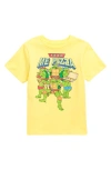 Tucker + Tate Kids' Cotton Graphic T-shirt In Yellow Tmnt