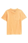 Tucker + Tate Kids' Cotton Pocket T-shirt In Orange Pastel