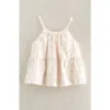 Tucker + Tate Kids' Cotton Tiered Camisole In Neutral