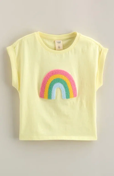 Tucker + Tate Kids' Cuffed Graphic T-shirt In Yellow