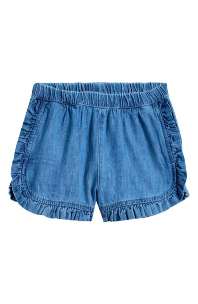 Tucker + Tate Kids' Ruffle Shorts In Blue Wash
