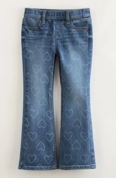 Tucker + Tate Kids' Distressed Pull On Stretch Flare Leg Jeans In Blue