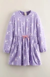 Tucker + Tate Kids' Easy Pocket Long Sleeve Dress In Purple
