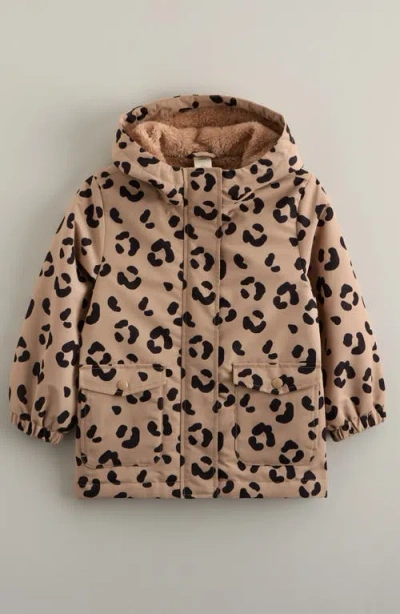 Tucker + Tate Kids' Fleece Lined Hooded Jacket In Brown