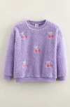 Tucker + Tate Kids' Fluffy Fleece Pullover In Purple