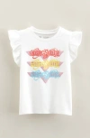 Tucker + Tate Kids' Heart Flutter Sleeve Cotton Graphic T-shirt