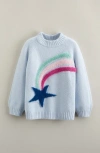 Tucker + Tate Kids' Fuzzy Icon Tunic Sweater In Blue