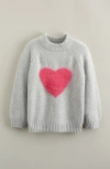 Tucker + Tate Kids' Fuzzy Icon Tunic Sweater In Gray
