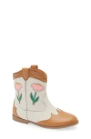 Tucker + Tate Kids' Goldie Western Boot In Tan Multi