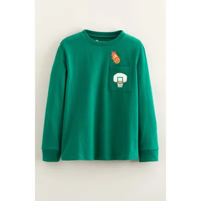 Tucker + Tate Kids' Graphic Pocket T-shirt In Green