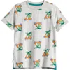 Tucker + Tate Kids' Graphic T-shirt In Grey Lt Heather Croc Scooter