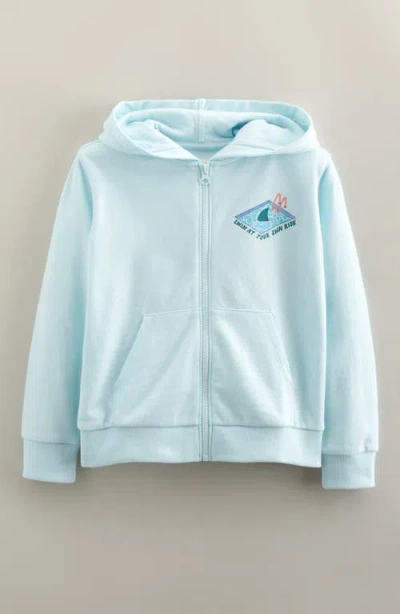 Tucker + Tate Kids' Graphic Zip-up Hoodie In Blue