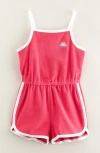 Tucker + Tate Kids' Organic Cotton Terry Romper In Pink