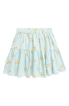 Tucker + Tate Kids' Play Skort In Teal Eggshell Heart Toss