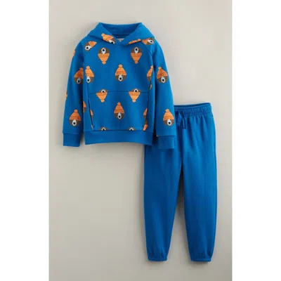 Tucker + Tate Kids' Print Hoodie & Joggers Set In Blue