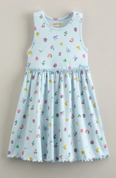 Tucker + Tate Kids' Print Racerback Dress In Blue