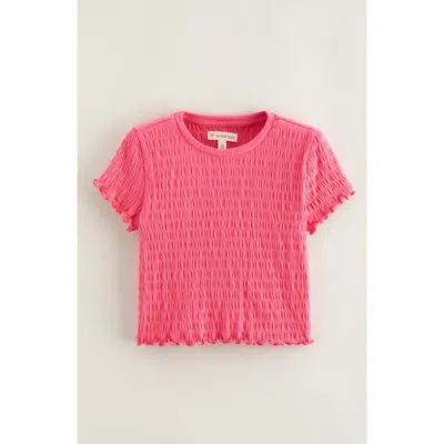Tucker + Tate Kids' Pucker Knit T-shirt In Pink