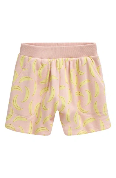 Tucker + Tate Kids' Pull-on Jersey Shorts In Pink English Banana Toss